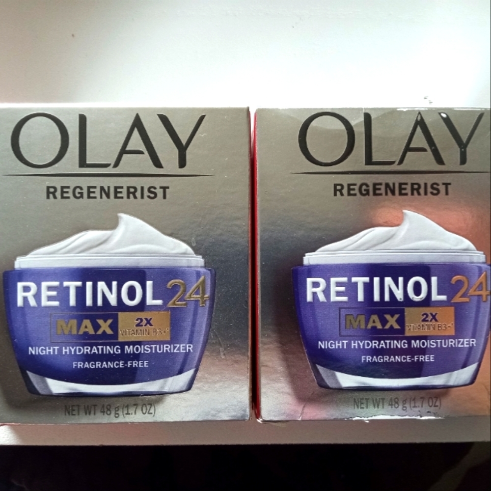 Set of 2 Olay Regenerist Retinol 24 MAX Moisturizer Gift 1.7oz each